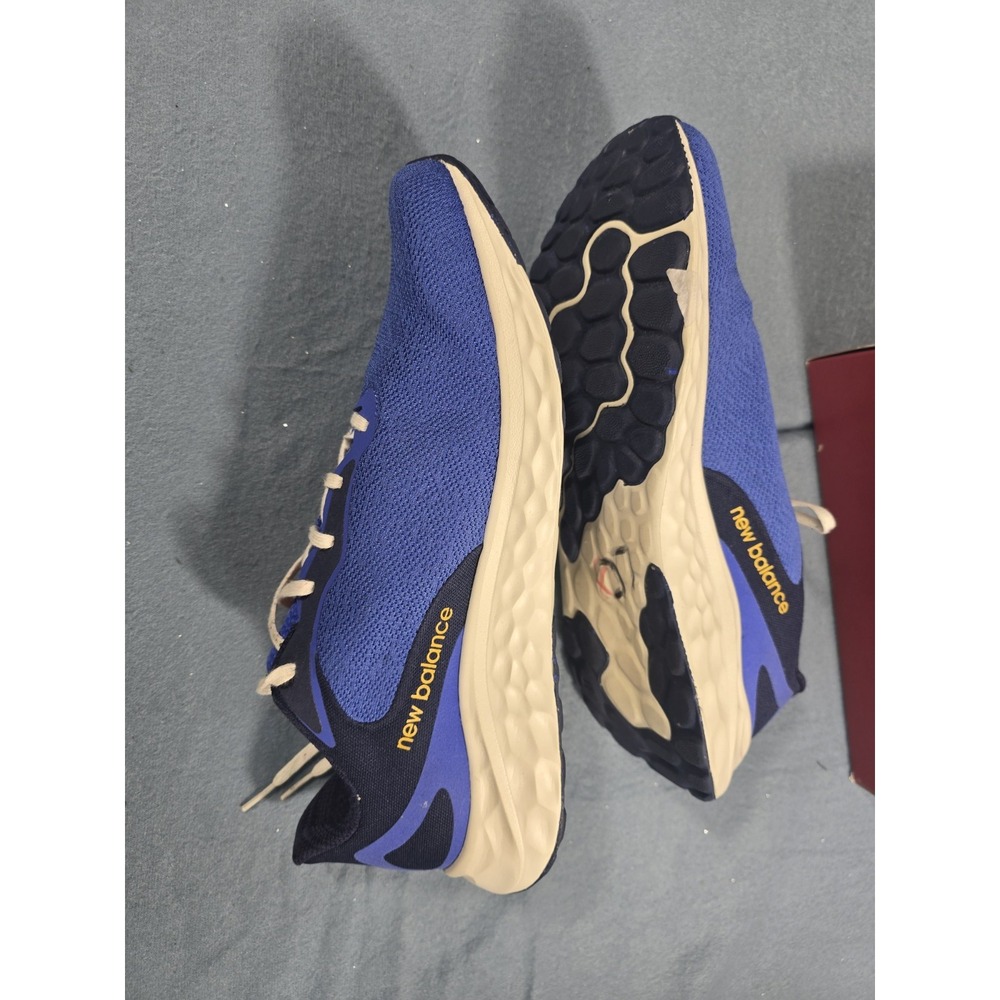 New Balance Arishi v4 Fresh Foam Wide Width Size 14 Marine Blue Hot Marigold - Picture 5 of 10